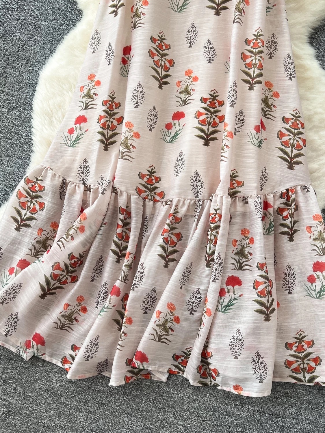Taking slay notes floral dress CD755 images